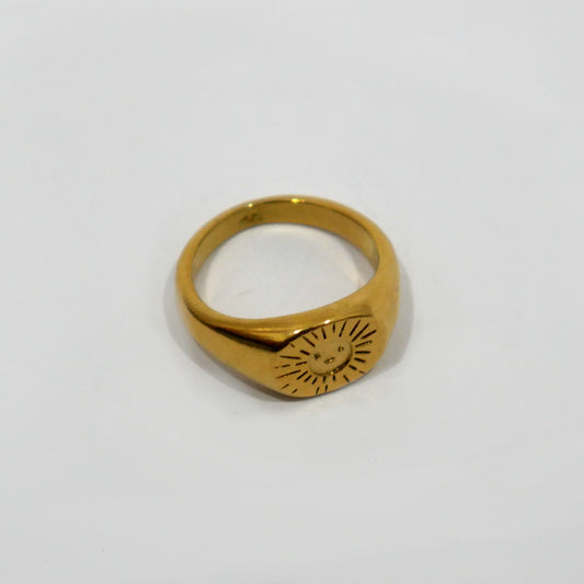 Sun Smile Rings Gold